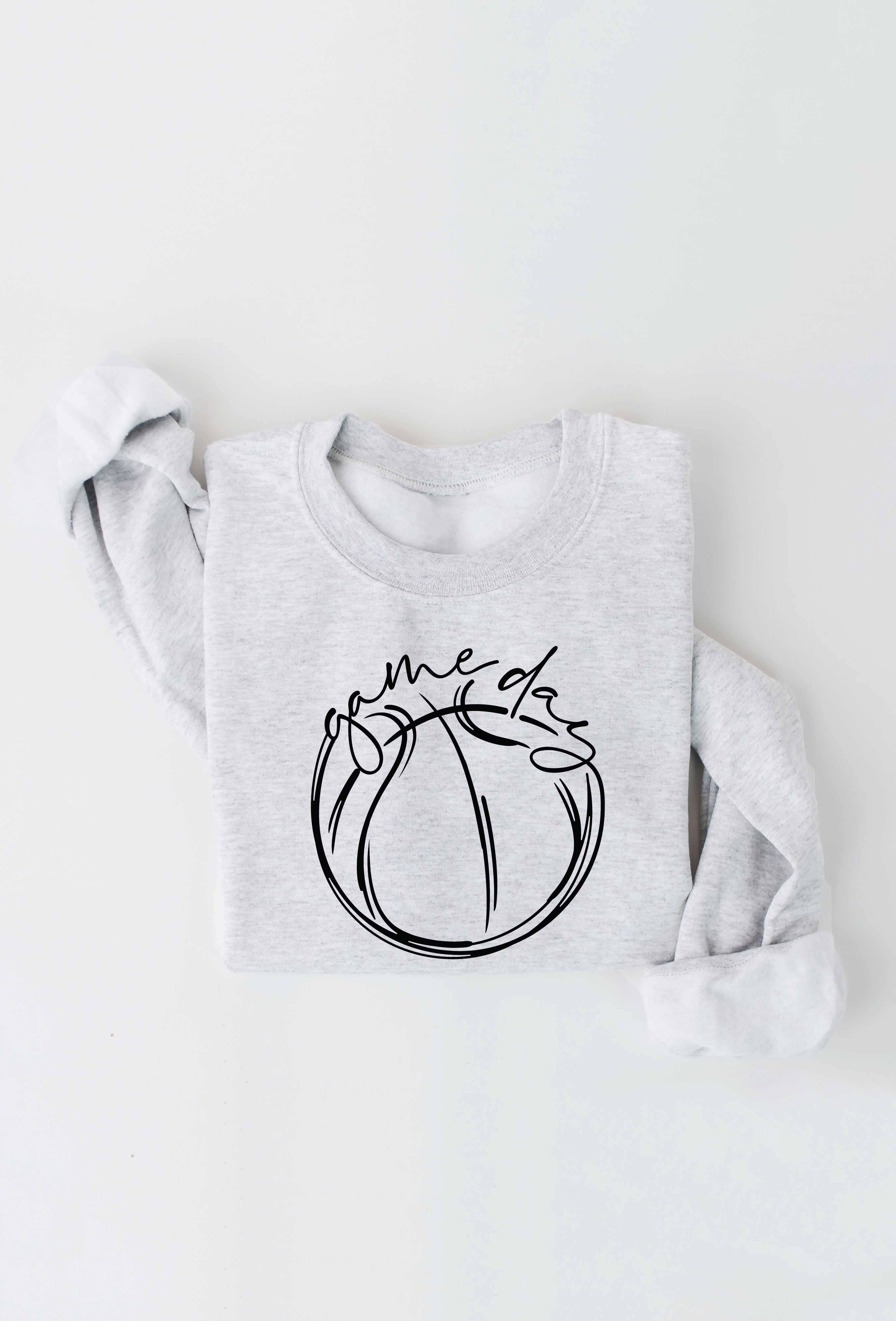 Gameday Basketball  Plus Size Sweatshirt