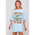 South Side Sun Beach   Vintage   Graphic  Oversized Tee