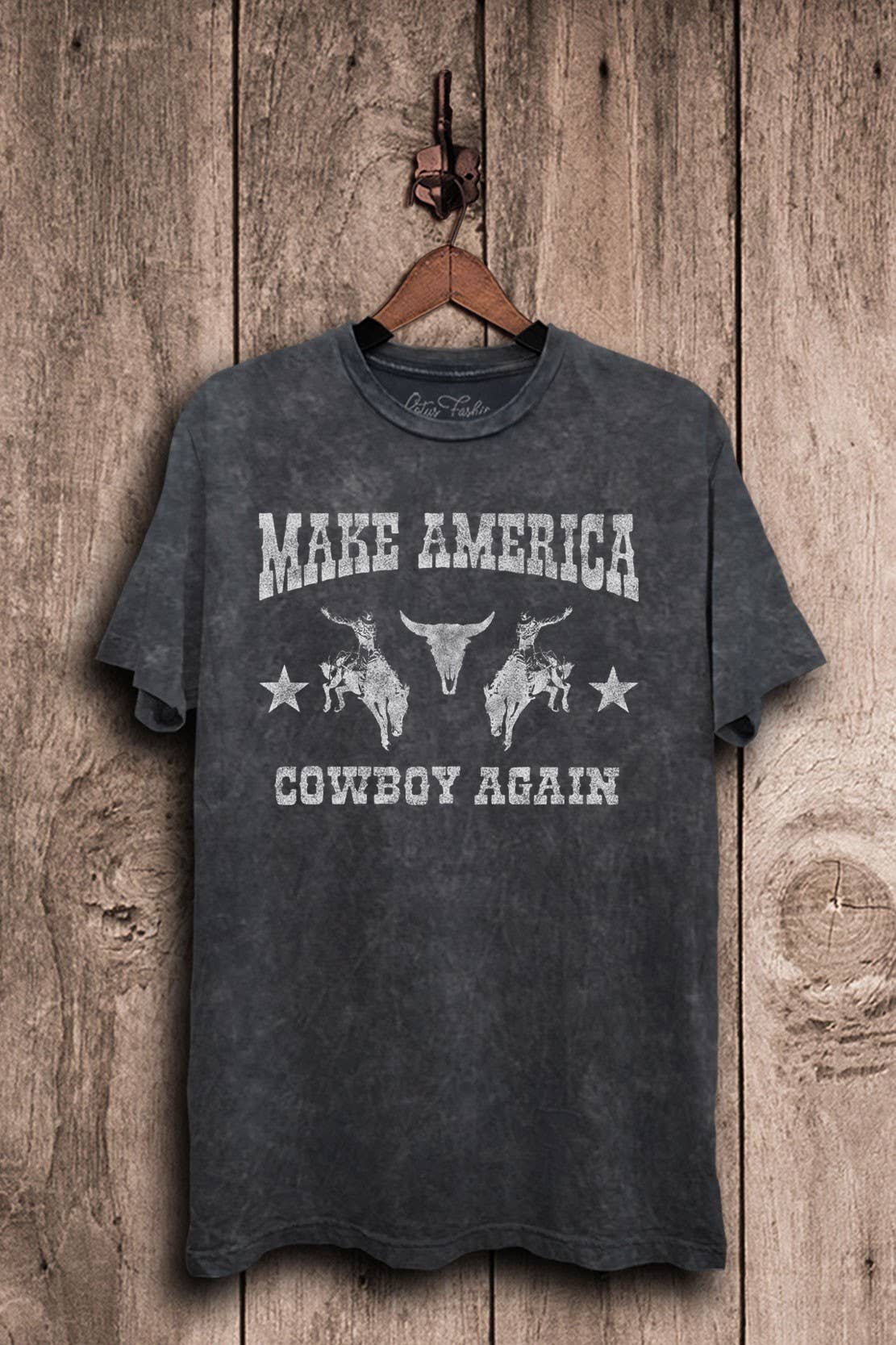 Make America Cowboy Again Graphic Top