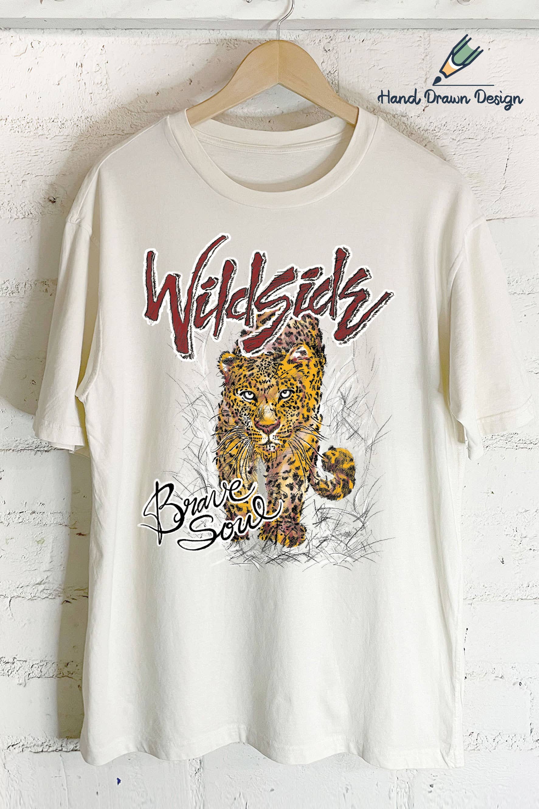 Wildside-Hand Drawn  (Oversized Tee)