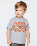 Children's Osu Cowboys Twisted Check Heather Gray Tee
