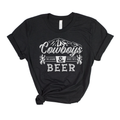 Cowboys & Beer Graphic Tee 099(Dtf)