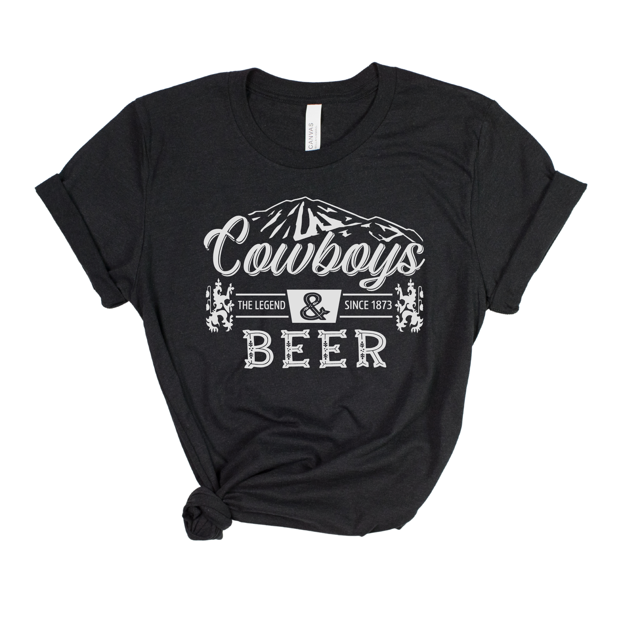 Cowboys & Beer Graphic Tee 099(Dtf)