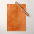 Natural brown leather, vintage texture Wrapping Paper Gallery Image 1
