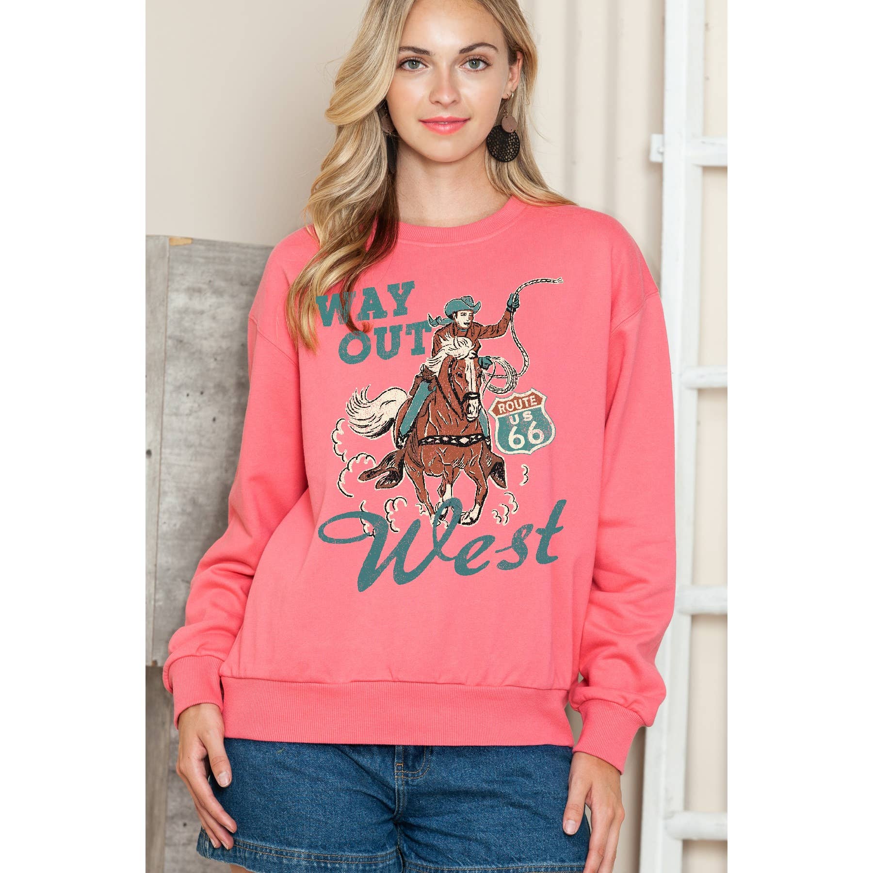 Route 66 - Crewneck Sweatshirt