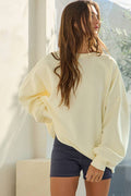 T2334 Oversized Solid Super Soft Scuba Sweatshirt