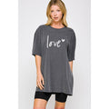 Valentine Vintage Graphic Oversized Tee