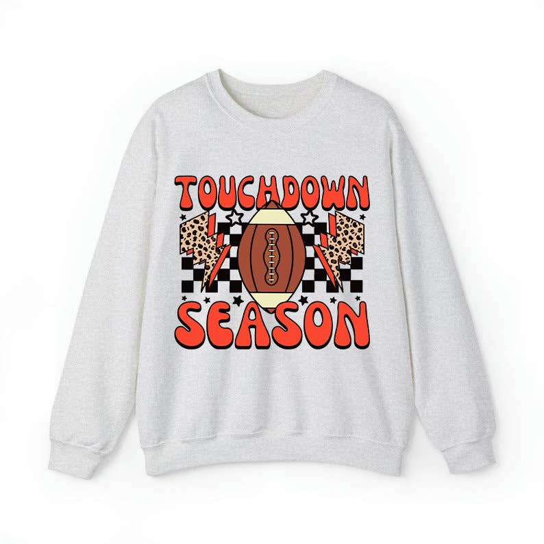 Cute Football Season Crewneck Sweatshirt