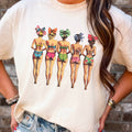 Beach Bikini Girls | Retro Graphic Shirt | Comfort Colors