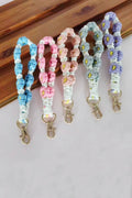 ..1230 Tik Tok Daisy Flower Wristlet Keychain SI-26542
