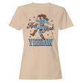 Hell Yeah Yeehaw Cowgirl Women's T-Shirt Natural