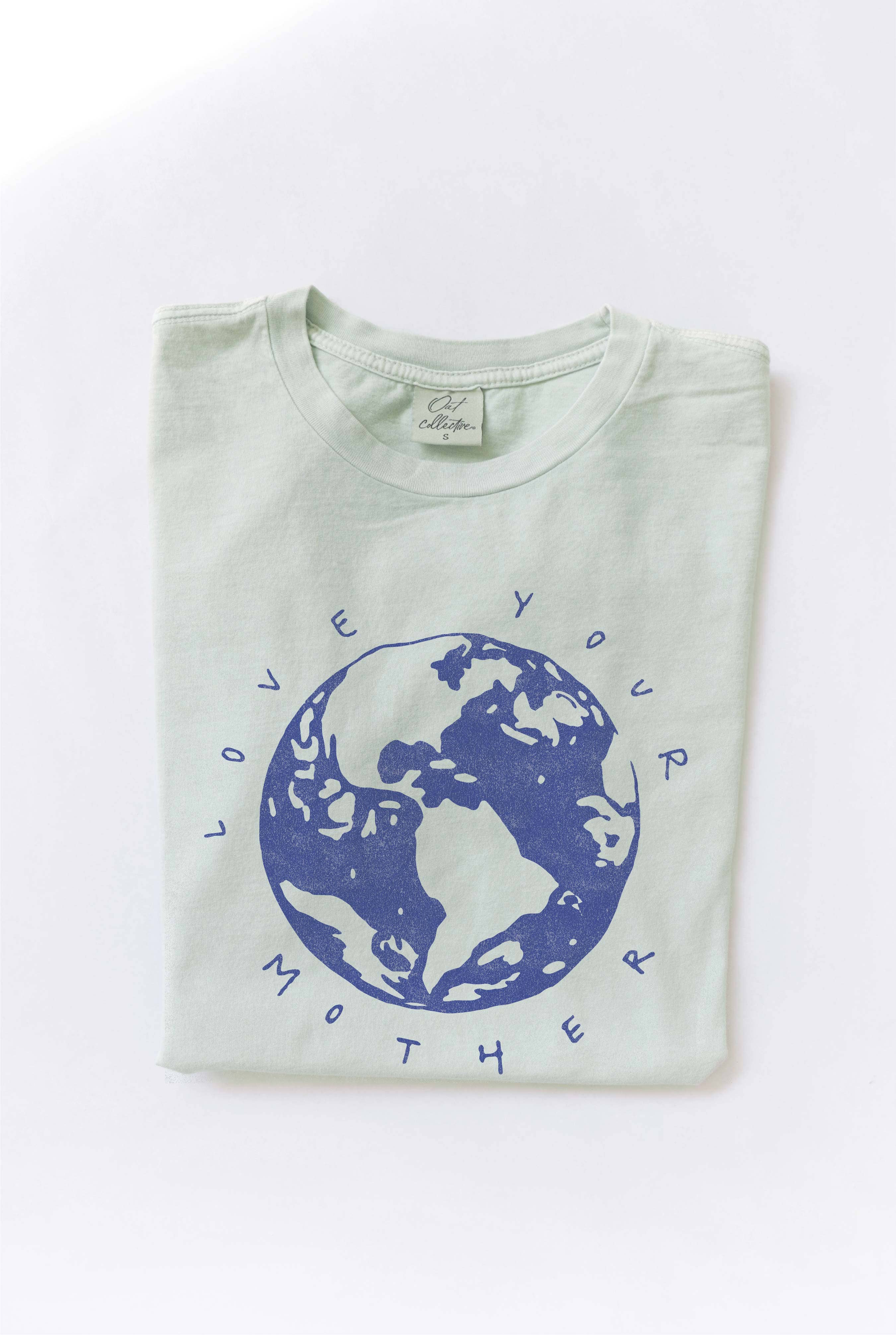 Love Your Mother Mineral Washed Graphic Top