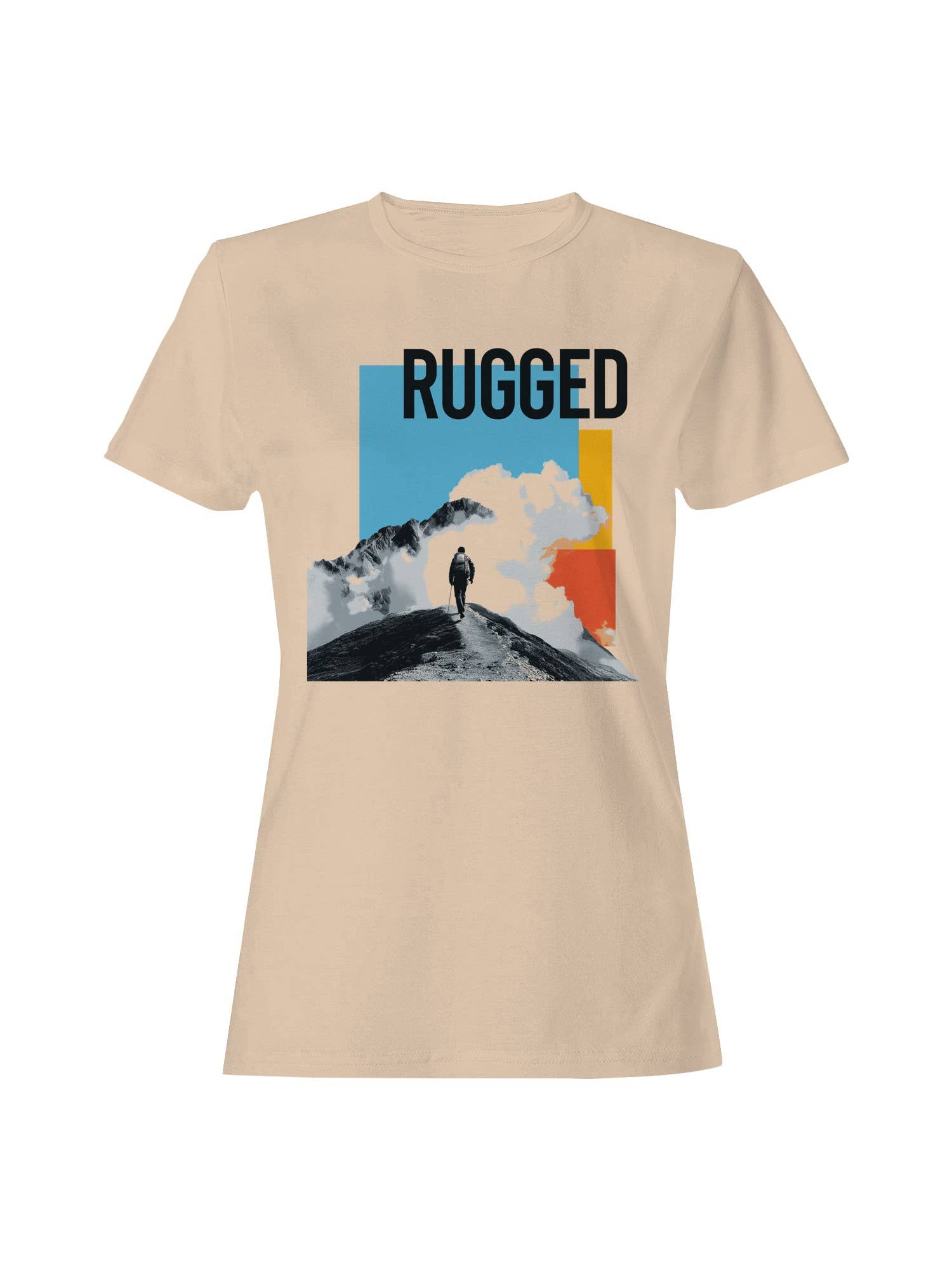 Rugged Mountain Adventure Design Women's T-Shirt