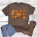 Western Fall Patterned Cowboy Hat Graphic Tee