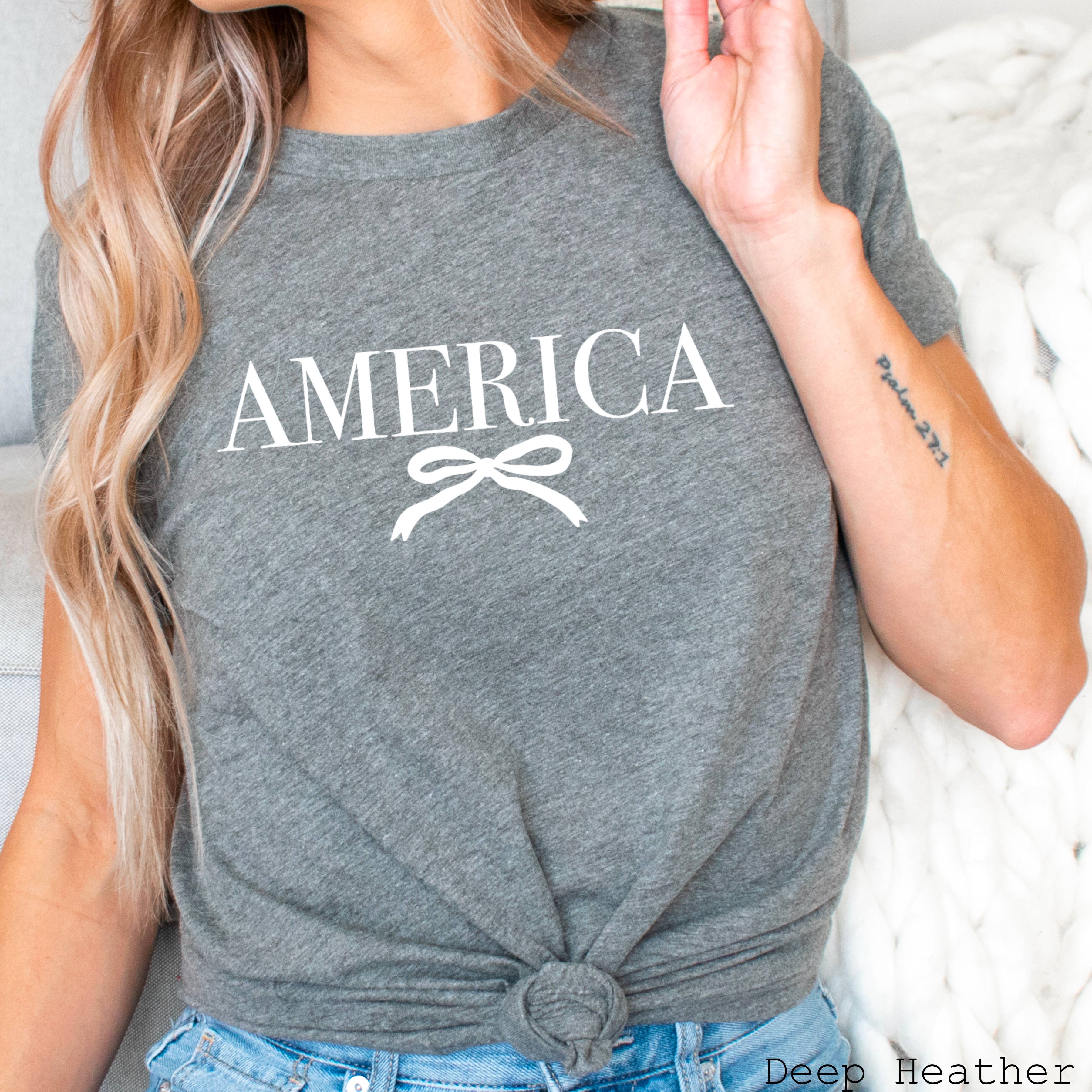 July 4th Graphic Tee | Coquette America   | Bella Canvas