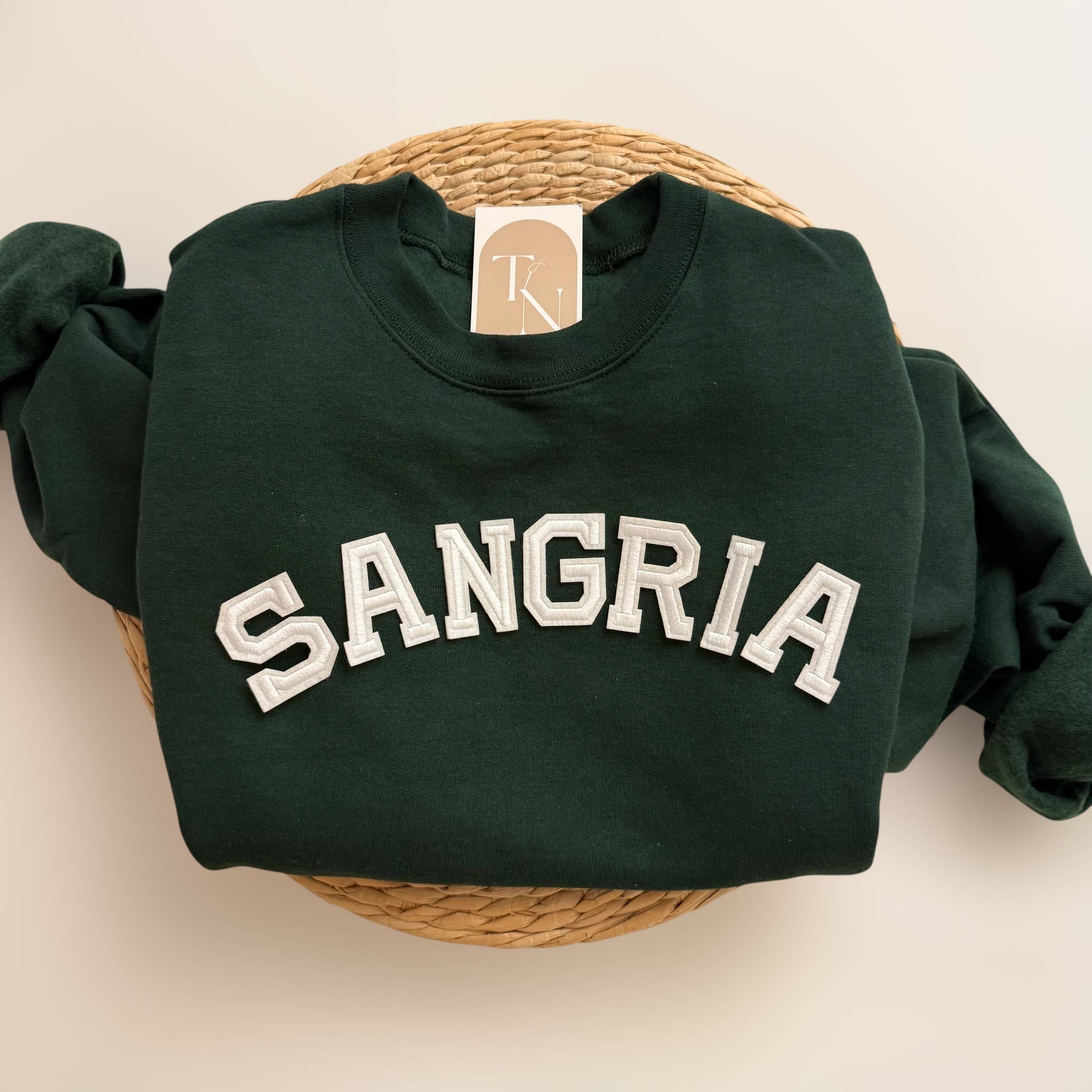 Sangria Sweatshirt, Breakfast Lovers Sweatshirt
