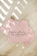 God Is Within Mineral Washed Long Sleeve Graphic