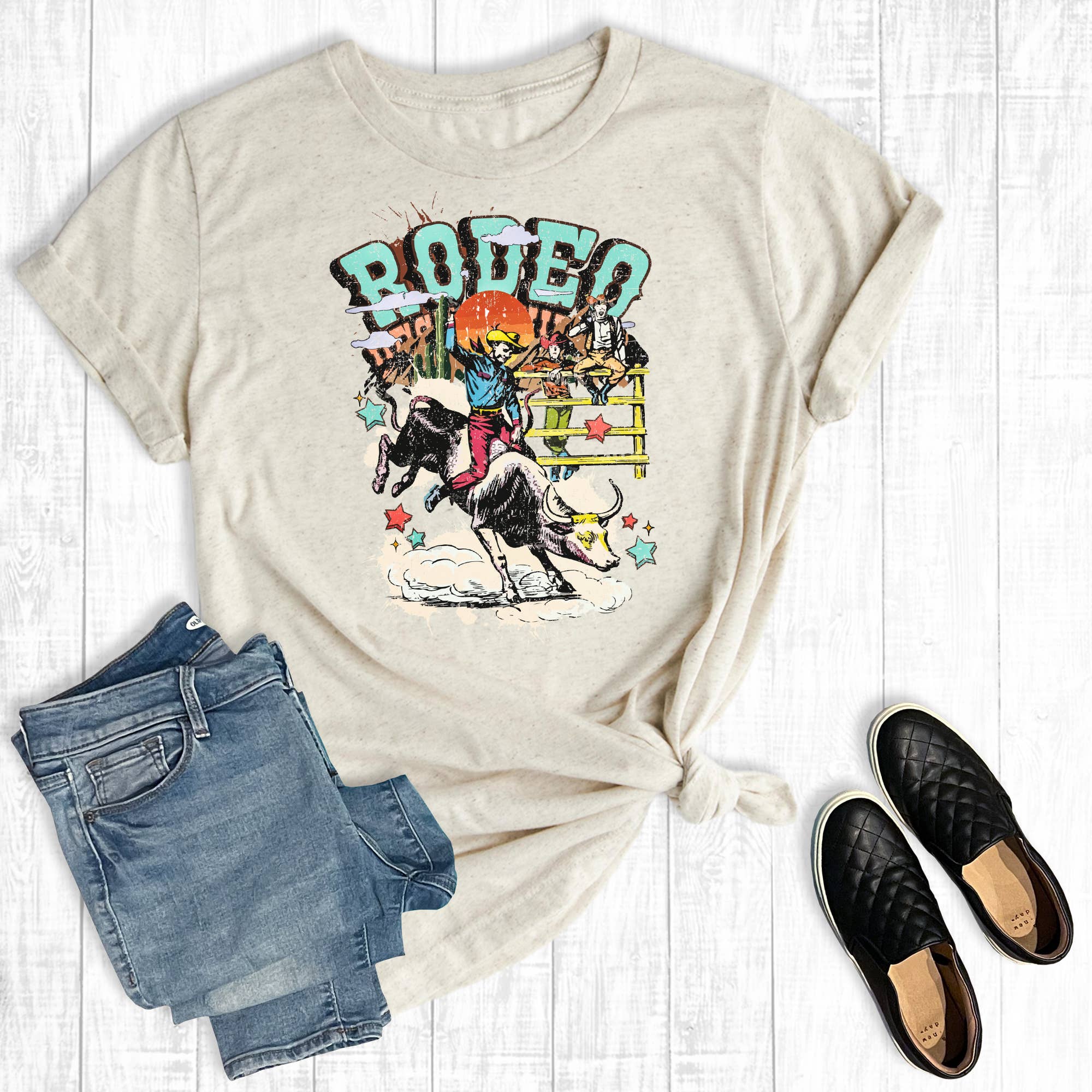 Western Boho Rodeo Graphic Tee