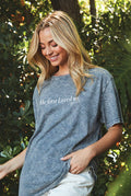 He First Loved Us Mineral Graphic Top