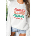 Merry Mama Christmas Season Vintage  Graphic  Sweatshirts