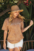 Be Still Mineral Washed Graphic Top