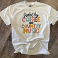 Fueled By Coffee and Country Music On White Tee