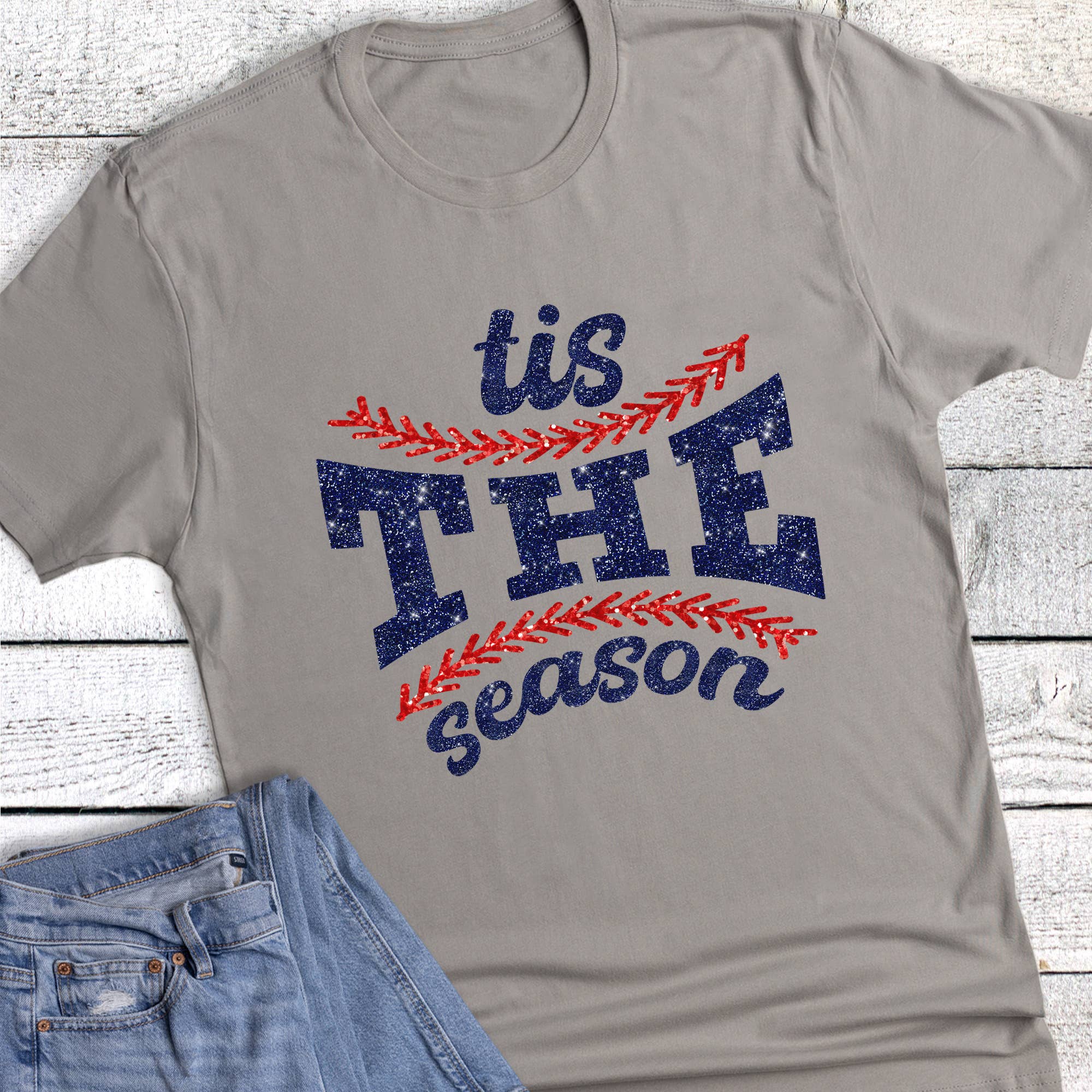 Baseball Tis the Season Graphic Tee
