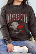 Kansas City Football Graphic Brushed Sweatshirts