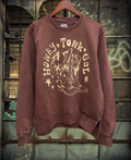 Honky Tonk Gal Acid Wash Crew Neck Sweatshirt