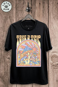 Take A Trip Mushroom Graphic Top