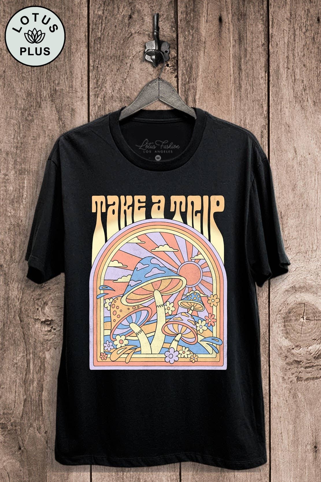 Take A Trip Mushroom Graphic Top