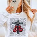 Hard Fought Hallelujah  Screen Print Sweatshirt
