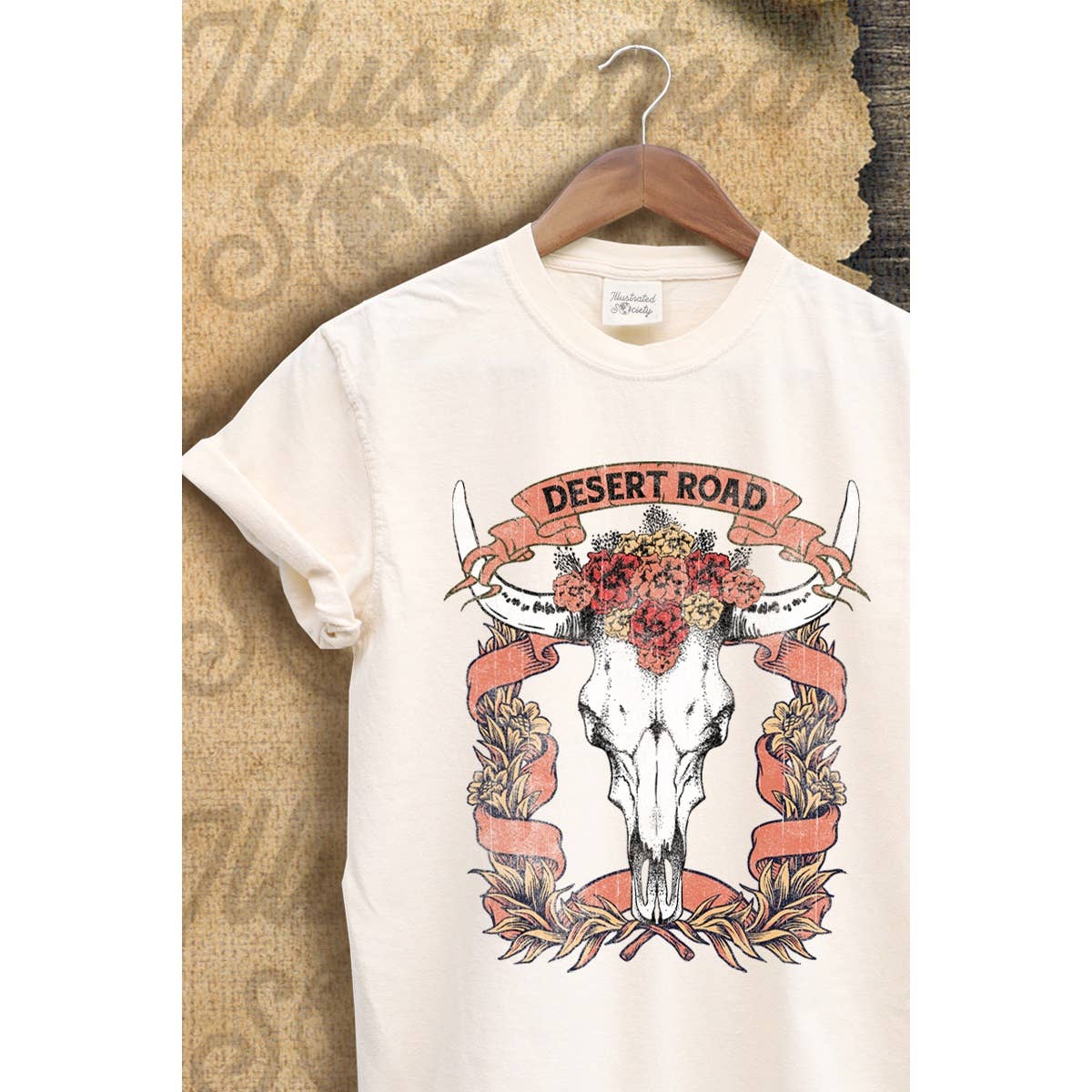 Desert Road  Vintage Graphic  Tee