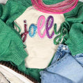 Multicolor Jolly Sequin Tee