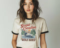 Stupid Canadian Wolf Bird Heated Rivalry Inspired Ringer Tee