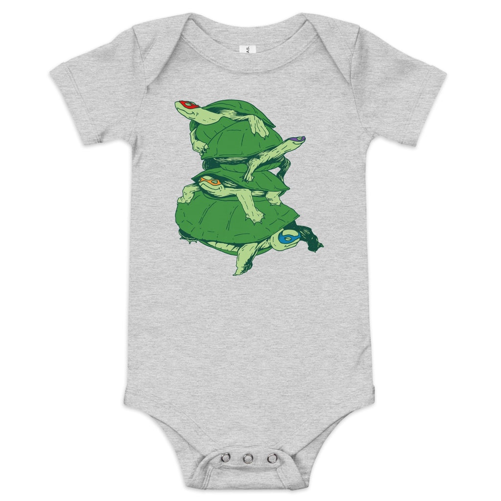 Masked Turtles Kid's Onesie