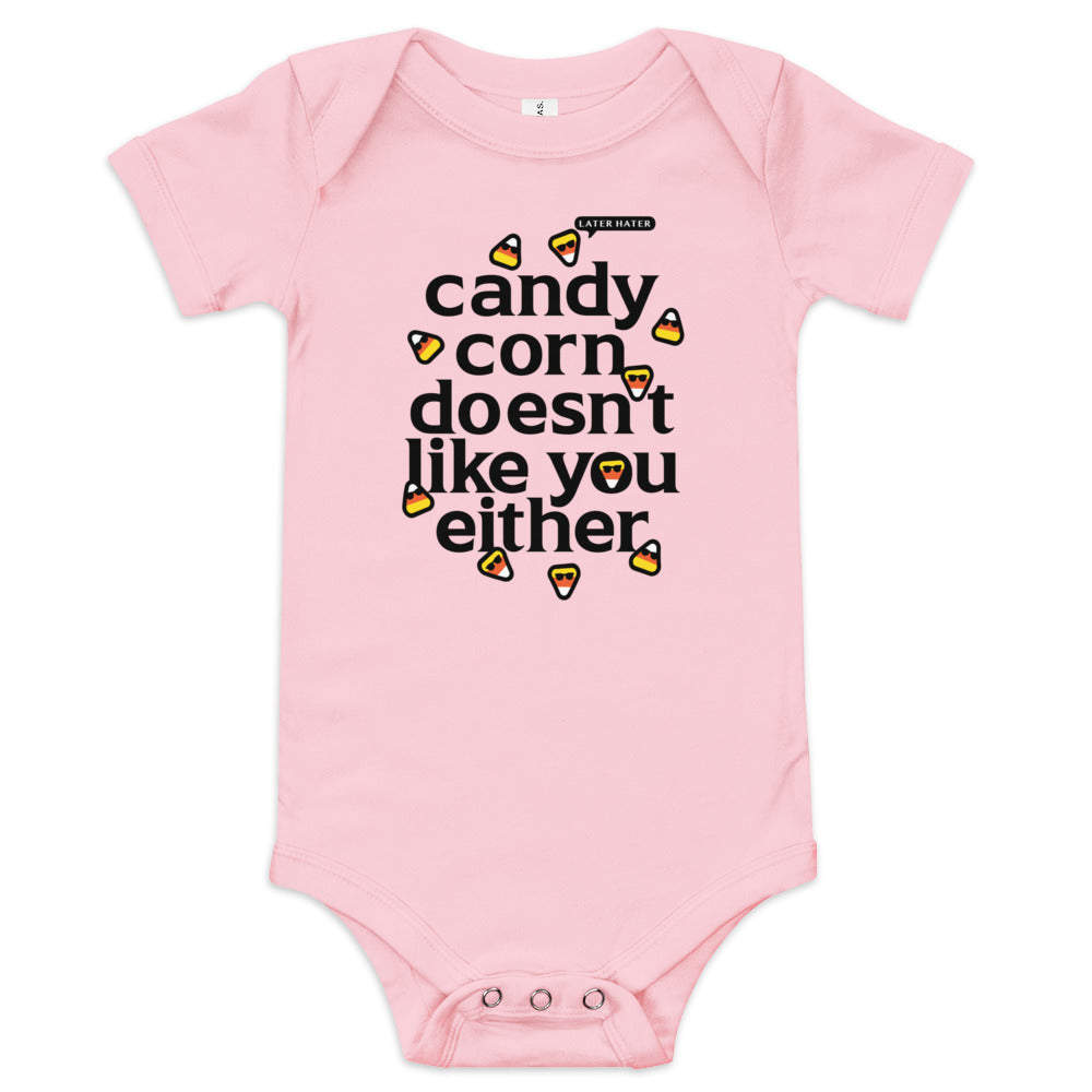 Candy Corn Doesn't Like You Either Kid's Onesie