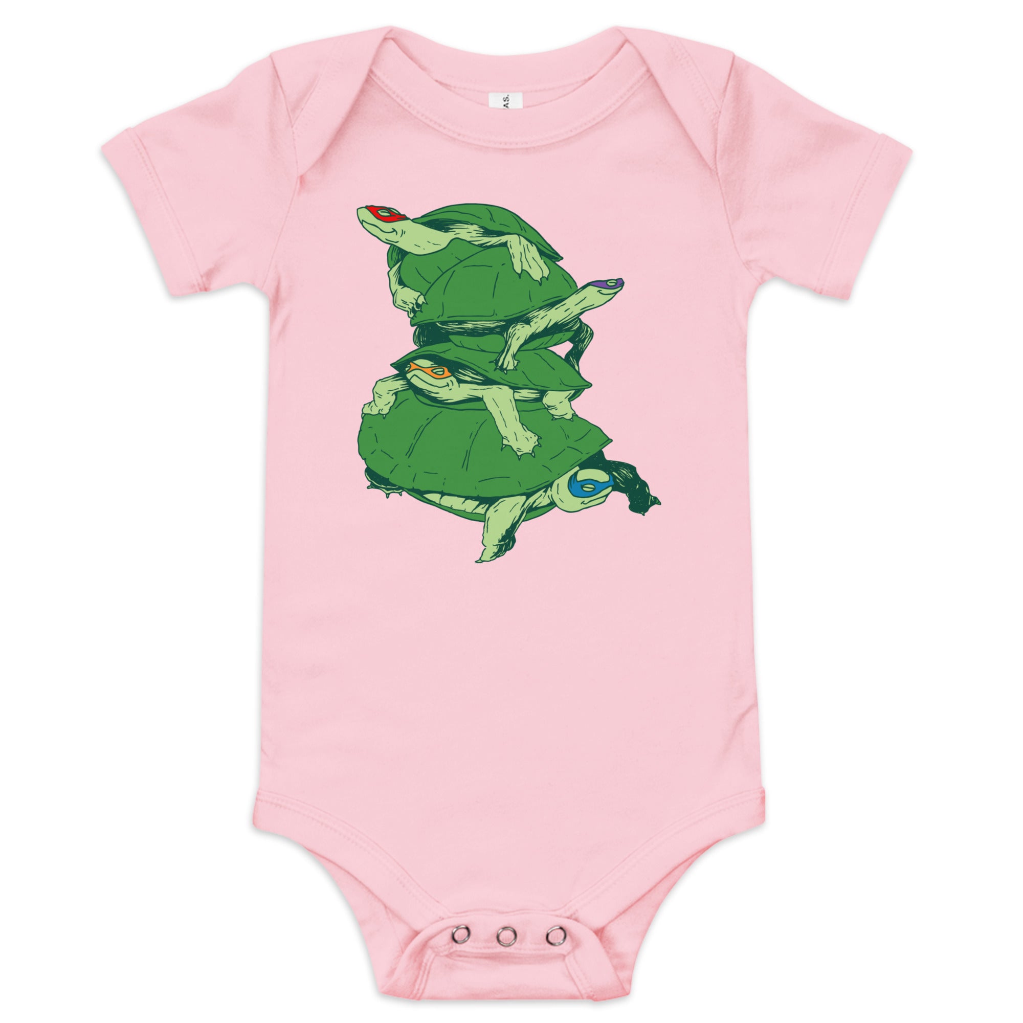 Masked Turtles Kid's Onesie