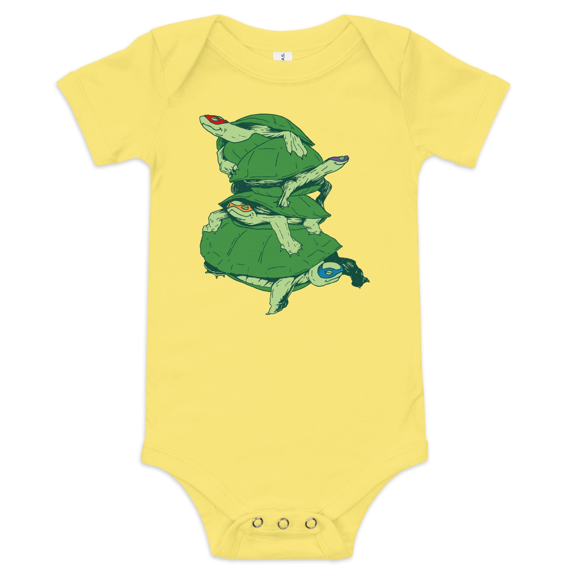 Masked Turtles Kid's Onesie