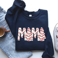 Mama, Christmas Cake, Santa, Retro, Vintage Sweatshirt