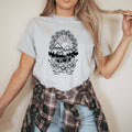 Snowy Mountain Floral Graphic Tee071(Dtf)