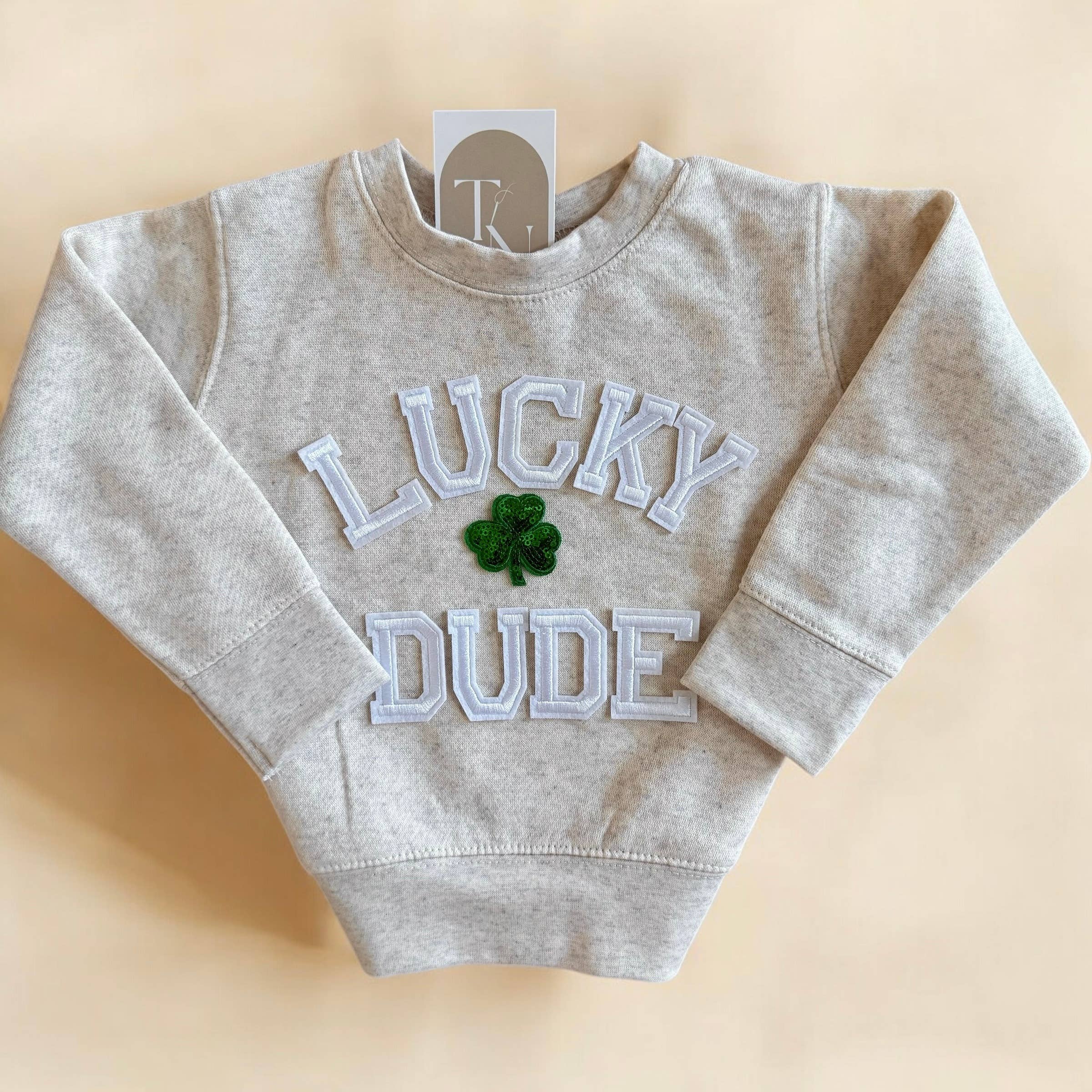 Lucky Dude Kids St Patrick Day Sweatshirt