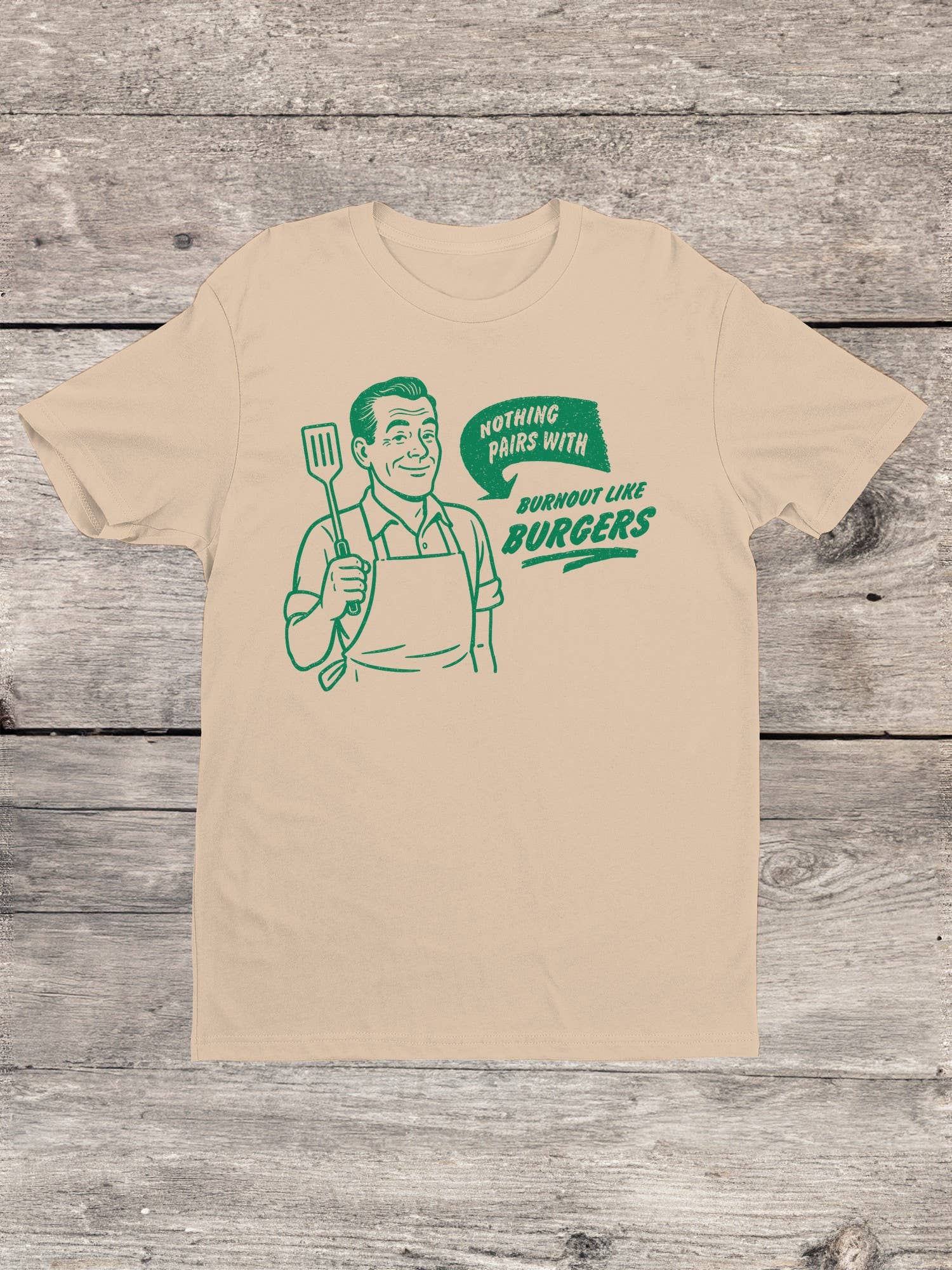 Bbq Apron - Grill Master Fun Men's T-Shirt