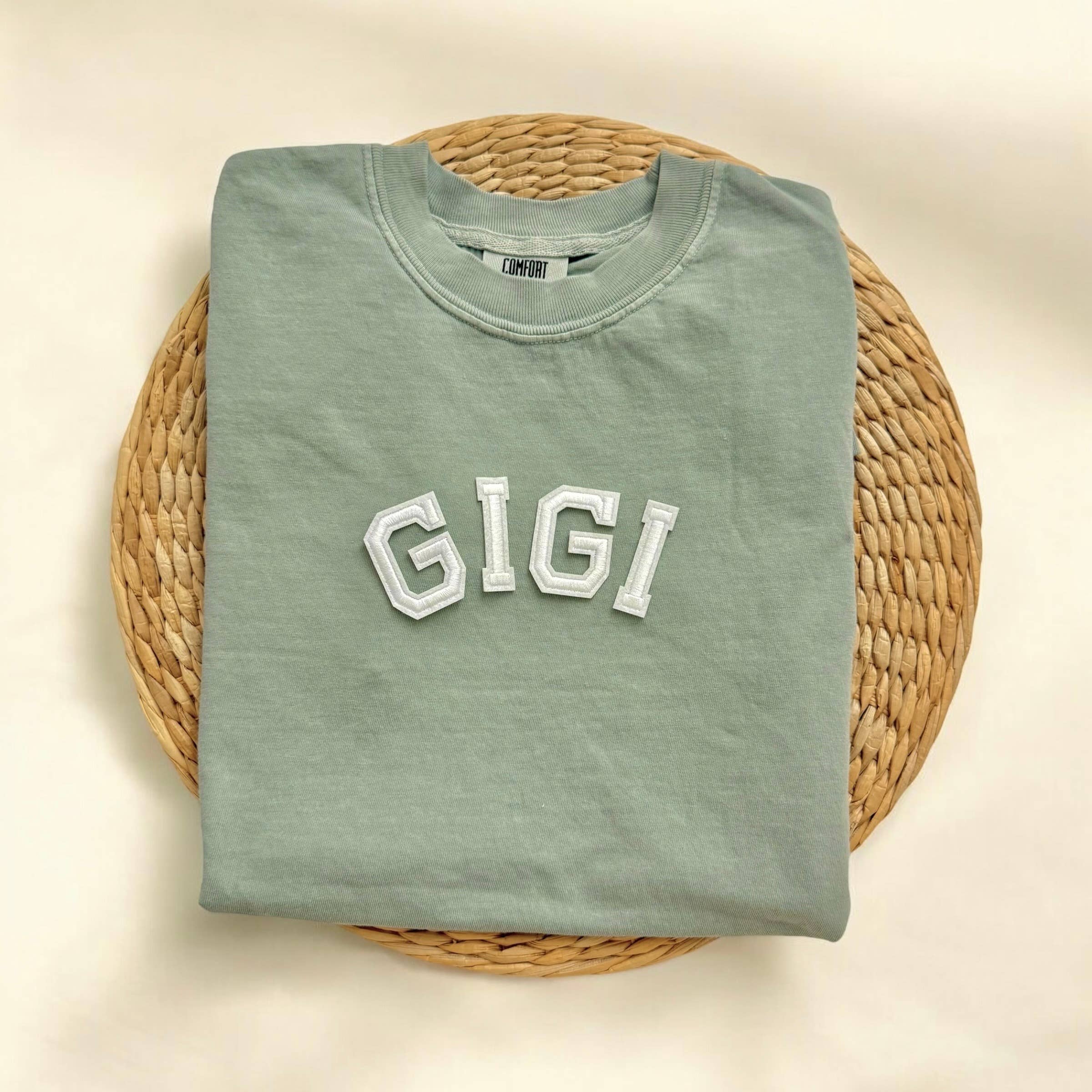 Comfort Colors Gigi Shirt, Personalized Gift For Grandma