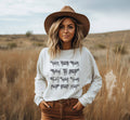 Vintage Cow Bull Crew Neck Sweatshirt