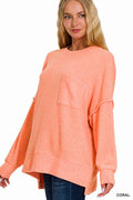 ...Brushed Hacci Sweater