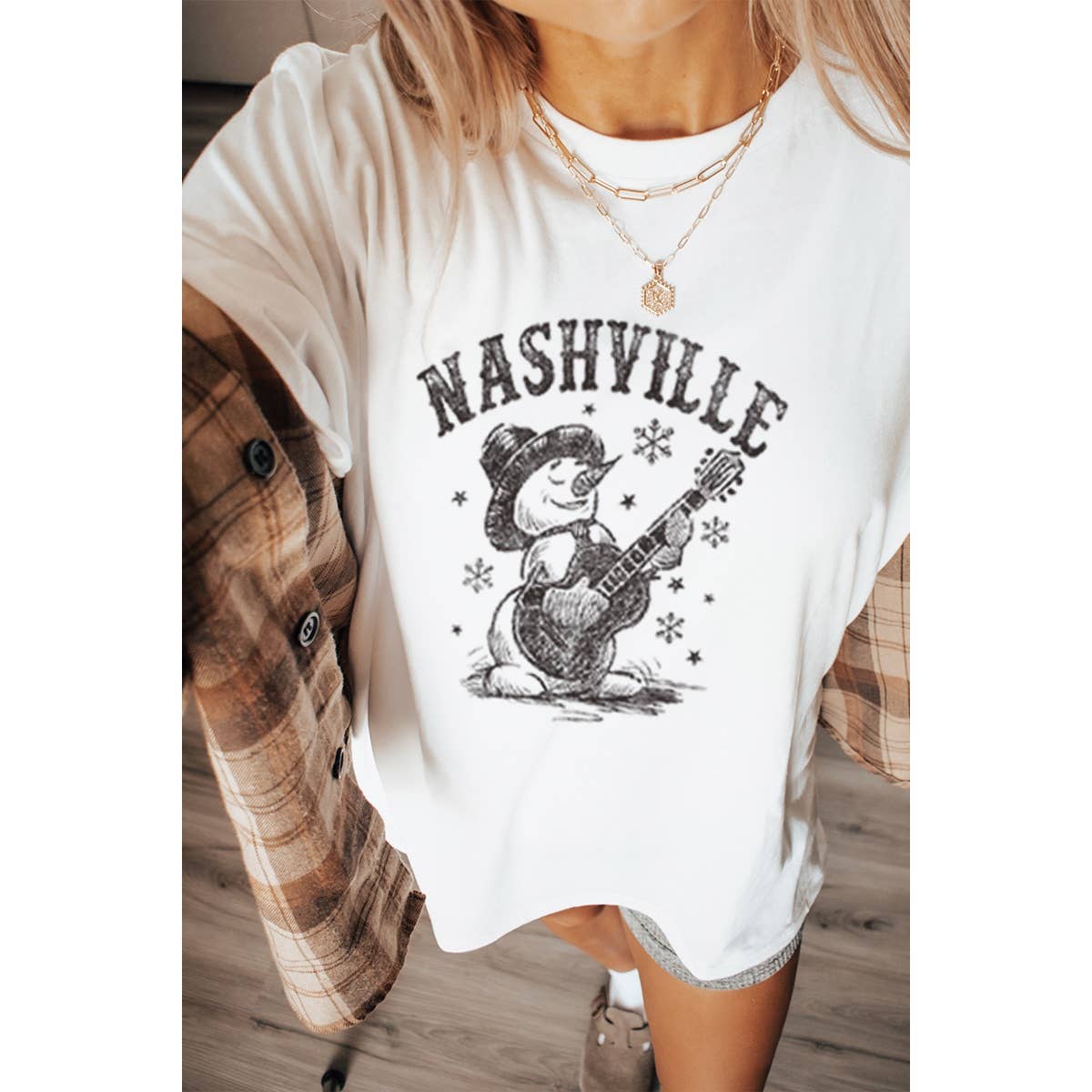 Christmas Season Vintage Graphic Oversized Tee