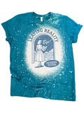Leaving Reality Book Lover Bleached Tee