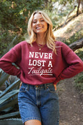Never Lost A Tailgate    Graphic Sweatshirt