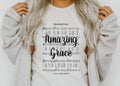 Amazing Grace Hymn T-Shirt - Black Ink